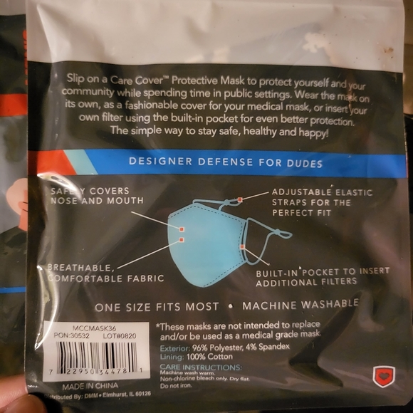 Mens Care Cover Protective Masks Bundle - Picture 14 of 14